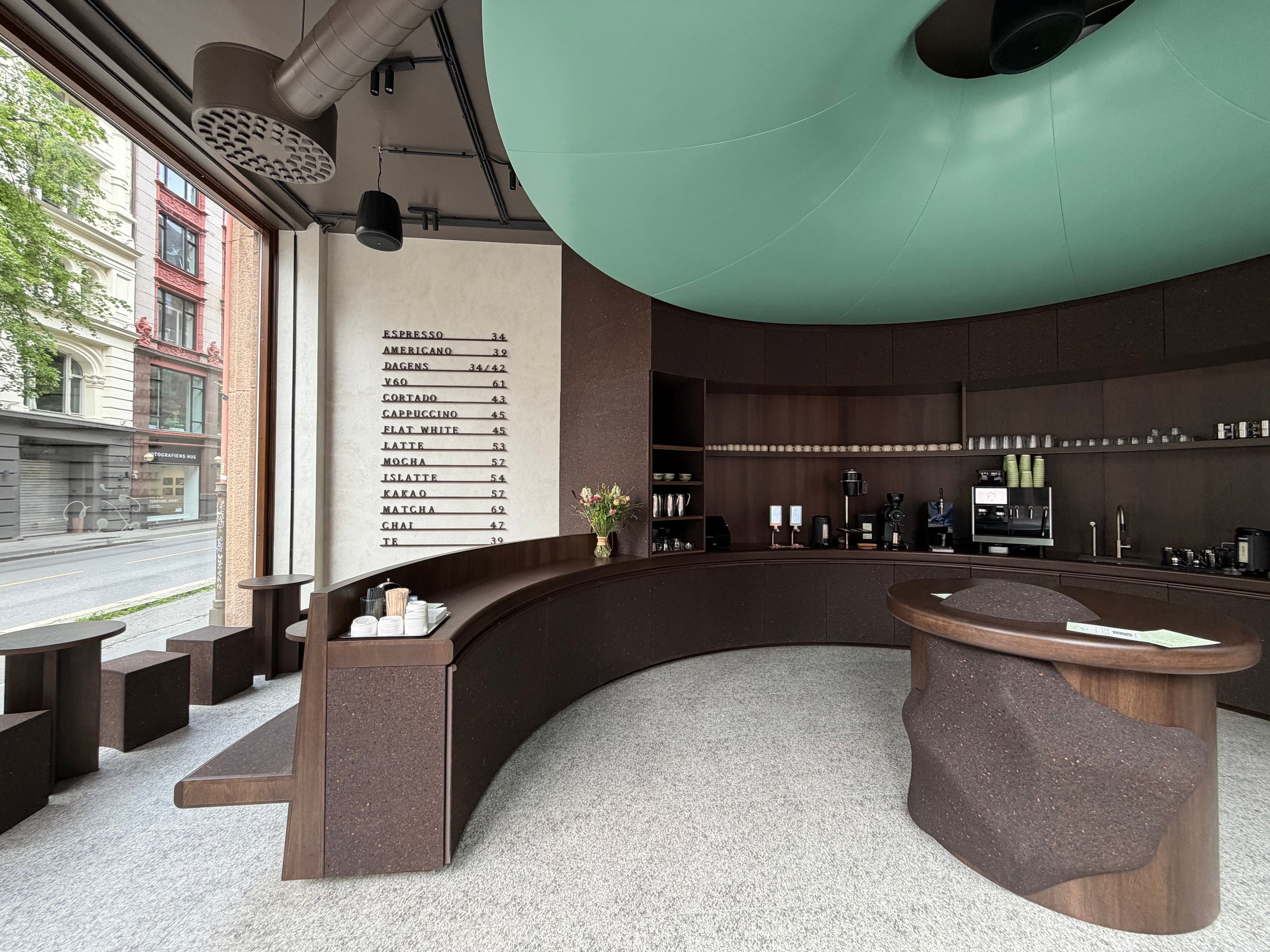 Élan Kafé i Oslo – Et prosjekt med fokus på naturlige materialer